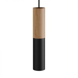 Hanglamp minimalistisch spot design E14 hout 300mm  