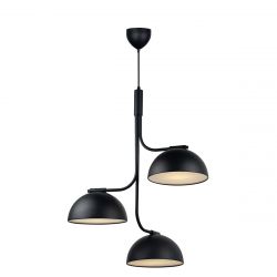 Zwarte hanglamp modern e27 fitting wit led  2220033003