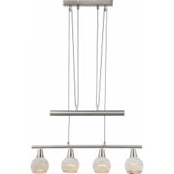 Hanglamp nikkel E14 fitting 