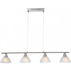 Hanglamp nikkel E14 fitting led lamp