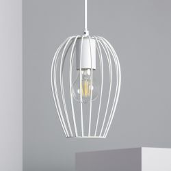 witte hanglamp kooi modern rond led lamp e27 fitting