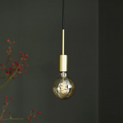 messing hanglamp nordlux e27 fitting minimalistische designverlichting paco 