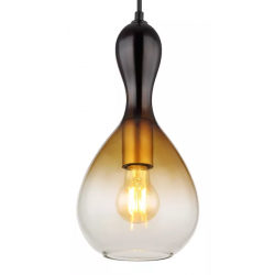 Alladin hanglamp globo lighting modern amberglas smokeglas e27 fitting 15538H 9007371449422  