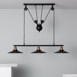 Hanglamp industrieel e27 voor boven tafel modern verstelbaar