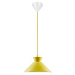 kleine hanglamp wit en geel modern design hanglampje 2213333026