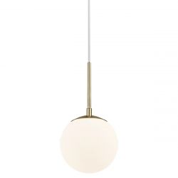 Opaalglas hanglamp messing e14 fitting nordlux messing  2010553035