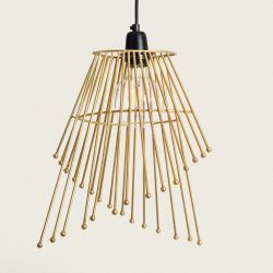 gouden kooi hanglamp e27 fitting modern metaal