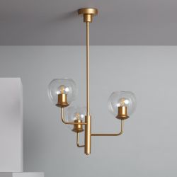 Moderne kroonluchter hanglamp goud led