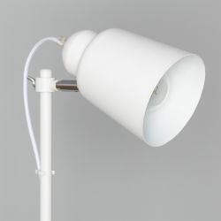 Staande lamp wit e14 fitting led lamp stekker