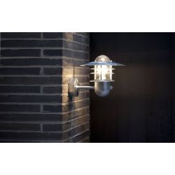Buitenlamp voordeur met sensor Nordlux Agger verzinkt wandlamp modern E27 PIR