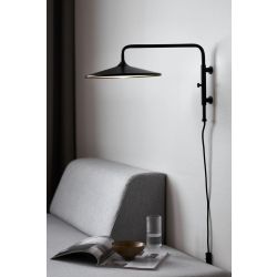 Wandlamp met stekker Nordlux balance modern zwart led lamp 