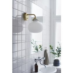 Nordlux raito messing modern opaal glas e27 fitting