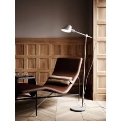 Moderne grijze vloerlamp Nordlux staande lamp design schakelaar E27 fitting 