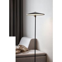 Nordlux balance zwart Moderne staande lamp met ingebouwde LED lichtbron en dimmer. 