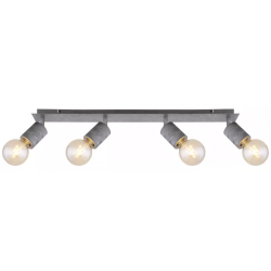 Plafondlamp zilver aluminium e27 fittingen globo lighting 54036-4 9007371418503 