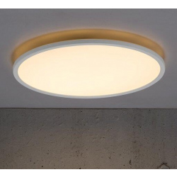 Plafondlamp badkamer 'Oja 42 IP20' LED Nordlux wit 22W 2100Lm 2700K warm wit 424mm