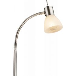Verstelbare vloerlamp met E14 fitting Nikkel, Globo Lighting