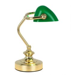 Groene kap bureaulamp e14 fitting bibliotheek lamp