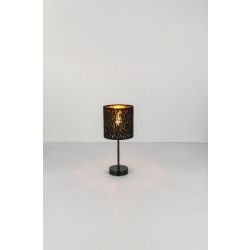 Zwart goud E14 fitting tafellamp 350mm globo lighting tuxon