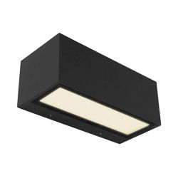 Gemini wandlamp mat zwart met LED lichtbron 6939412011639 5189112012 helder glas