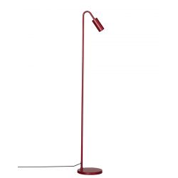minimalistische vloerlamp met gu10 fitting schakelaar donkerrood by rydens curve 7391741009562 4100950-1002