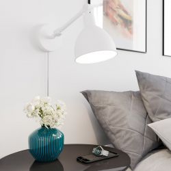 Wandlamp wit verstelbaar by rydens bazar led lamp modern 