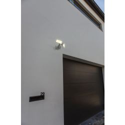 Lutec arc gevelverlichting LED verstelbaar met bewegingssensor 7632201053 6939412042800 wit design 