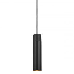 Hanglamp hout zwart gu10 metaal design