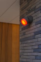 RGB smart gevelverlichting wandlamp buiten modern design verstelbaar rond klein Lutec 