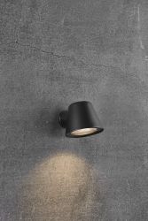 Buitenlamp zwart Wandlamp modern gevelverlichting gu10