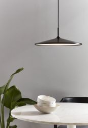 Nordlux balance zwart hanglamp rond modern led lamp 420mm  