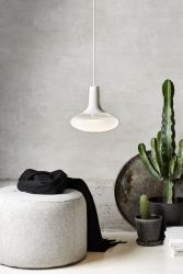 Nordlux dee 2.0 wit glazen hanglamp modern 