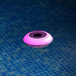 zwembad licht bluetooth speaker rond drijvend