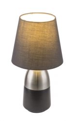 Tafellamp modern nikkel e14 fitting tafellamp nachtlamp industrieel
