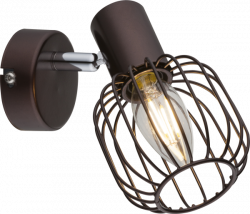 Wandlamp kooilamp industrieel E14 fitting