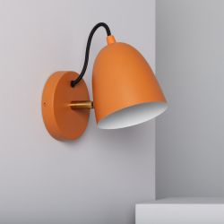 Wandlamp oranje e14 fitting verstelbaar